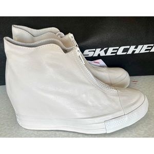 Converse White High-Top Sneakers